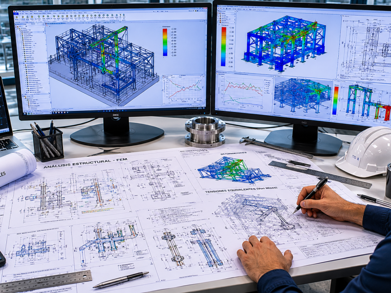 VKS Ingeniería Hidráulica · Cálculo Estructural Analítico (FEM)